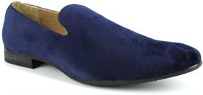 img 4 attached to AZAR MAN Velvet Loafer Tudors Men's Shoes - Stylish Loafers & Slip-Ons