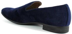 img 3 attached to AZAR MAN Velvet Loafer Tudors Men's Shoes - Stylish Loafers & Slip-Ons