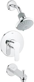 img 1 attached to 🚿 Eurostyle Cosmopolitan 2-Spray Showerhead and Tub Spout Combo