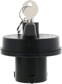 img 1 attached to 🔒 Stant Regular Keyed Alike Fuel Cap in Sleek Black | Secure Your Fuel with Confidence