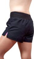 🏃 active girls' clothing: athletic shorts for workout and stretch activities logo