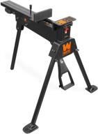 🪚 wen wa600: portable clamping saw horse work bench with 600-pound capacity & non-marring jaws - a game-changer for efficient woodworking logo