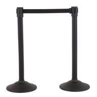 us weight retractable stanchion logo