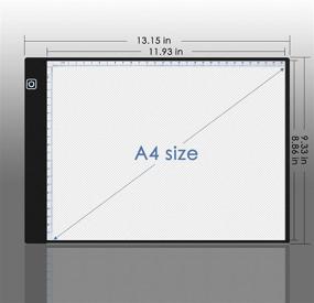 img 1 attached to 💡 Optimized Drawing Pad: A4 Light Table for Tattoo Drawing & Sketching