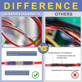 img 2 attached to 🔌 High-Quality Haisstronica Connectors for Marine Applications: Heatproof, Weatherproof, and Butt Connectors