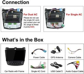 img 3 attached to 🚗 LEXXSON 10.1" Андроид Автомобильное радио для Honda Accord | 10" емкостный сенсорный экран | Высокое разрешение GPS навигация | Bluetooth головное устройство | Подходит для Honda Accord 7 поколения 2003-2007 | 2GB RAM + 32GB ROM
