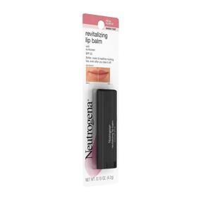 img 1 attached to Neutrogena Revitalizing Tinted Lip Balm in Petal Glow - Moisturizing SPF 20 Sunscreen, Soothing Sheer Balm (40.15 oz)