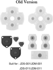 img 3 attached to 🎮 3 Set Silicone Conductive Rubber Pad Keypads for Sony PS4 Controller - Repair and Replacement Parts for Dualshock 4 Buttons