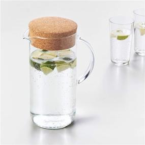 img 3 attached to 🍶 Кувшин из прозрачного стекла с крышкой - 8,66 х 7,09 х 4,72 дюйма - Ikea