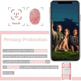 img 3 attached to 1TB Pink USB Flash Drive - Sttarluk Photo Stick USB 3.0 Pen Drive for iPhone/iPad, External Storage Memory Stick Compatible with iPad/iPod/Mac/Android/PC