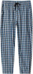 img 1 attached to JINSHI Men's Pajama Bottoms: Stylish and Comfortable Sleepwear for a Refreshing Lounge Experience