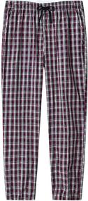 img 3 attached to JINSHI Men's Pajama Bottoms: Stylish and Comfortable Sleepwear for a Refreshing Lounge Experience