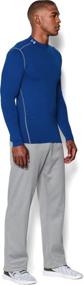 img 2 attached to 👕 Enhanced for SEO: Under Armour Men's ColdGear Armour Compression Mock Long-Sleeve T-Shirt