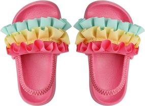 img 2 attached to DREAM PAIRS Toddler Sandals Slippers Boys' Shoes : Sandals