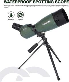 img 1 attached to 🔭 ESSLNB 25-75 x 70 BAK4 Monocular Telescope with Tripod Phone Adapter - Compact Waterproof Spotting Scope, Ideal for Target Shooting, Hunting, and Bird Watching