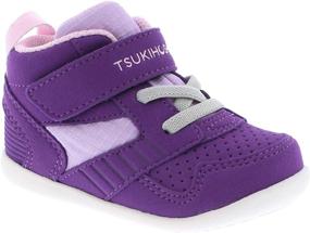 img 2 attached to TSUKIHOSHI Racer Purple Pink Boys' Shoes for Kids