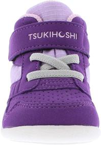 img 1 attached to TSUKIHOSHI Racer Purple Pink Boys' Shoes for Kids