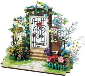 img 4 attached to 🌸 Craft the Perfect Flower Dollhouse with Rolife's Best Wooden Puzzle