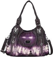 angel kiss ak812 5p women's handbags, shoulder bags, and satchels with wallets logo