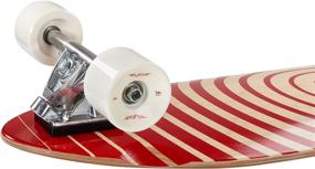 img 1 attached to Flybar Pintail Cruiser Longboard Skateboards 36” x 9.6 - Strong & Lightweight 7 Ply Canadian Maple Complete Skateboards - Smooth 70mm 78A PU Wheels - High Speed ABEC 7 Bearings