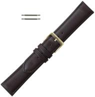 🕒 classic brown leather watchband replacement logo