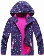 🌧️ decathee girls boys rain jackets: lightweight waterproof hooded raincoat for kids - outdoor windbreakers for breathable protection logo