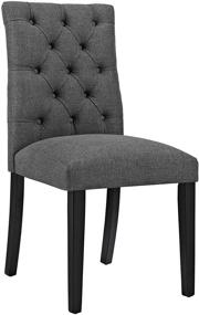 img 4 attached to 🪑 Stylish and Comfortable: Modway MO- Duchess Modern Gray Upholstered Parsons Chair