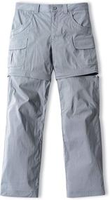 img 4 attached to CQR Adventure Convertible Stretch Trousers: Stylish Girls' Clothing for Outdoor Explorations