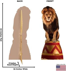 img 3 attached to Circus Lion Life Size Cardboard Cutout Standup: Unleashing Advanced Graphics Technology