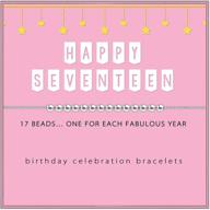 🎁 solinfor 17th birthday gifts for girls - sterling silver beads bracelet: 17 beads for 17 year old girl - perfect jewelry gift idea for her! logo