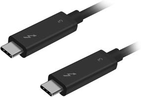 img 1 attached to 💥 SIIG Thunderbolt 3 Certified Active Cable - 40Gbps 2M Length - 100W Charging/5A/20V - Daisy Chain up to 6 Devices - USB Type C with Thunderbolt Logo Compatibility - 6.6 Ft