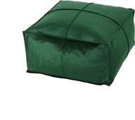 🪑 emerald velvet square bean bag ottoman by christopher knight home logo