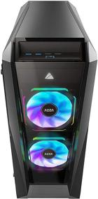 img 3 attached to Корпус Azza CSAZ 410B Chroma средней высоты с двумя вентиляторами 120 мм