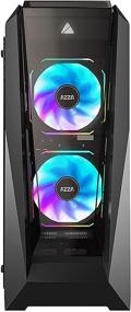 img 2 attached to Корпус Azza CSAZ 410B Chroma средней высоты с двумя вентиляторами 120 мм