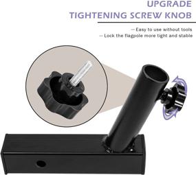 img 1 attached to Yoursme Flagpole Standard Receivers Anti Rust