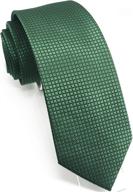 👔 wehug classic necktie jacquard ld0076: premium men's accessories set including ties, cummerbunds & pocket squares logo