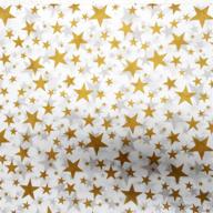 🌟 мерцающая золотая металлическая бумага с крупными матовыми золотыми звездами - упаковка из 50 листов логотип