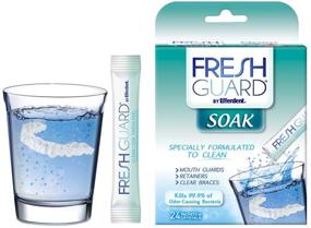 img 3 attached to 🦷 Fresh Guard Soak by Efferdent: Optimal Care for Guards, Retainers & Clear Braces, 24 Count
