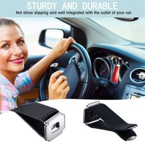 img 2 attached to 🚗 Enhance Your Car's Style with 40 Square Head Car Air Vent Clips - Auto Air Conditioner Outlet Clips for Air Freshener and Decor - Black