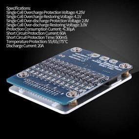 img 1 attached to 💡 Akozon 13S 48V 20A Lithium-ion Battery Protection BMS PCB Board with Balance Function - Li-ion Cell 18650 Battery Protection