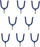 🔧 8 pack of extra strong heavy duty wall mount tool hooks - ultimate organization solution logo