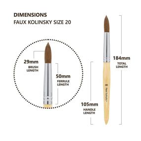 img 1 attached to Америкейлс Колински Круэлти Фри Профессиональный уход за ногтями, руками и стопами