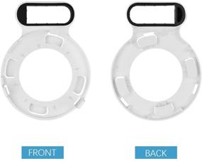 img 3 attached to 🔌 Organize and Optimize: TIUIHU Outlet Holder Mount for TP-Link Deco M5 WiFi System - No Cord Clutter and Space-Saving Router Bracket (2-Pack)