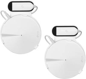 img 4 attached to 🔌 Organize and Optimize: TIUIHU Outlet Holder Mount for TP-Link Deco M5 WiFi System - No Cord Clutter and Space-Saving Router Bracket (2-Pack)
