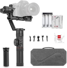 img 4 attached to 📷 Zhiyun Crane 2 Official Handheld Gimbal Stabilizer for Sony, Nikon, Panasonic, Canon DSLR & Mirrorless Cameras - A7M3, A7R3, A7 III, A9, D850, S1, GH5s, 5D4, 5DIV, 5DIII, EOS R