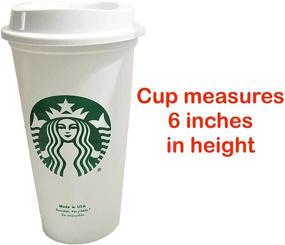 img 2 attached to 16 Oz Starbucks Reusable Grande Travel Cup for To-Go Coffee