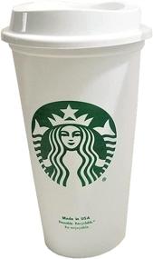 img 4 attached to 16 Oz Starbucks Reusable Grande Travel Cup for To-Go Coffee