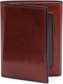 img 4 attached to 👝 Bosca Men's Accessories: Genuine Leather Double Trifold Wallet
