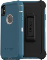 📱 optimized otterbox defender case for iphone xs max - big sur (non-retail packaging) logo