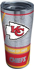 img 4 attached to Tervis Kansas City Chiefs Insulated Tumbler Cup - Triple Walled, 20oz - Stainless Steel, Edge - Keeps Drinks Cold & Hot